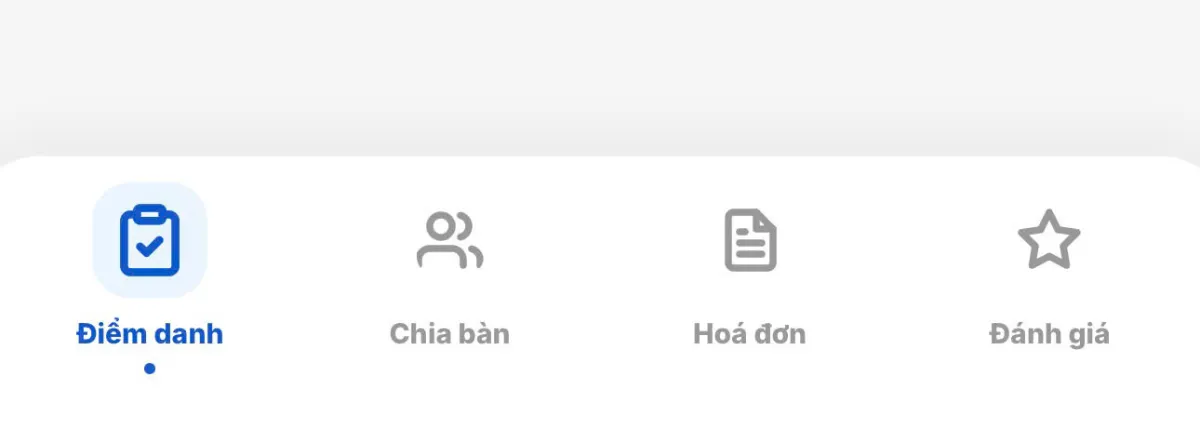 Giao diện các tab chức năng quản lý nhóm trên Nowhenho